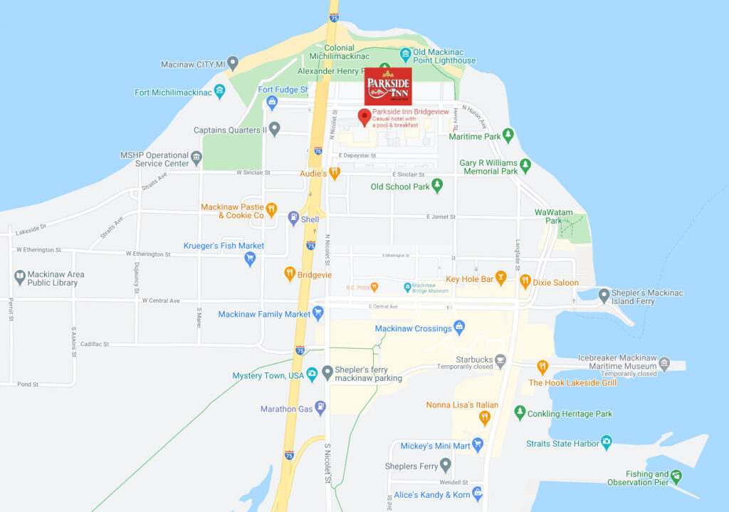 Google map location of Park Side Inn Bridgeview